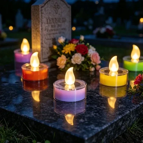 Lumânare funerară solară SM221453