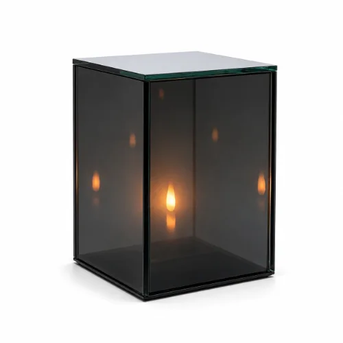 Felinar memorial LED pe baterii cu efect de oglindă SM26763
