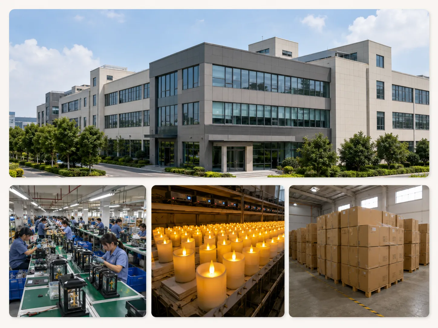 Cladirea fabricii Glowyard pentru productie de candele solare si componente