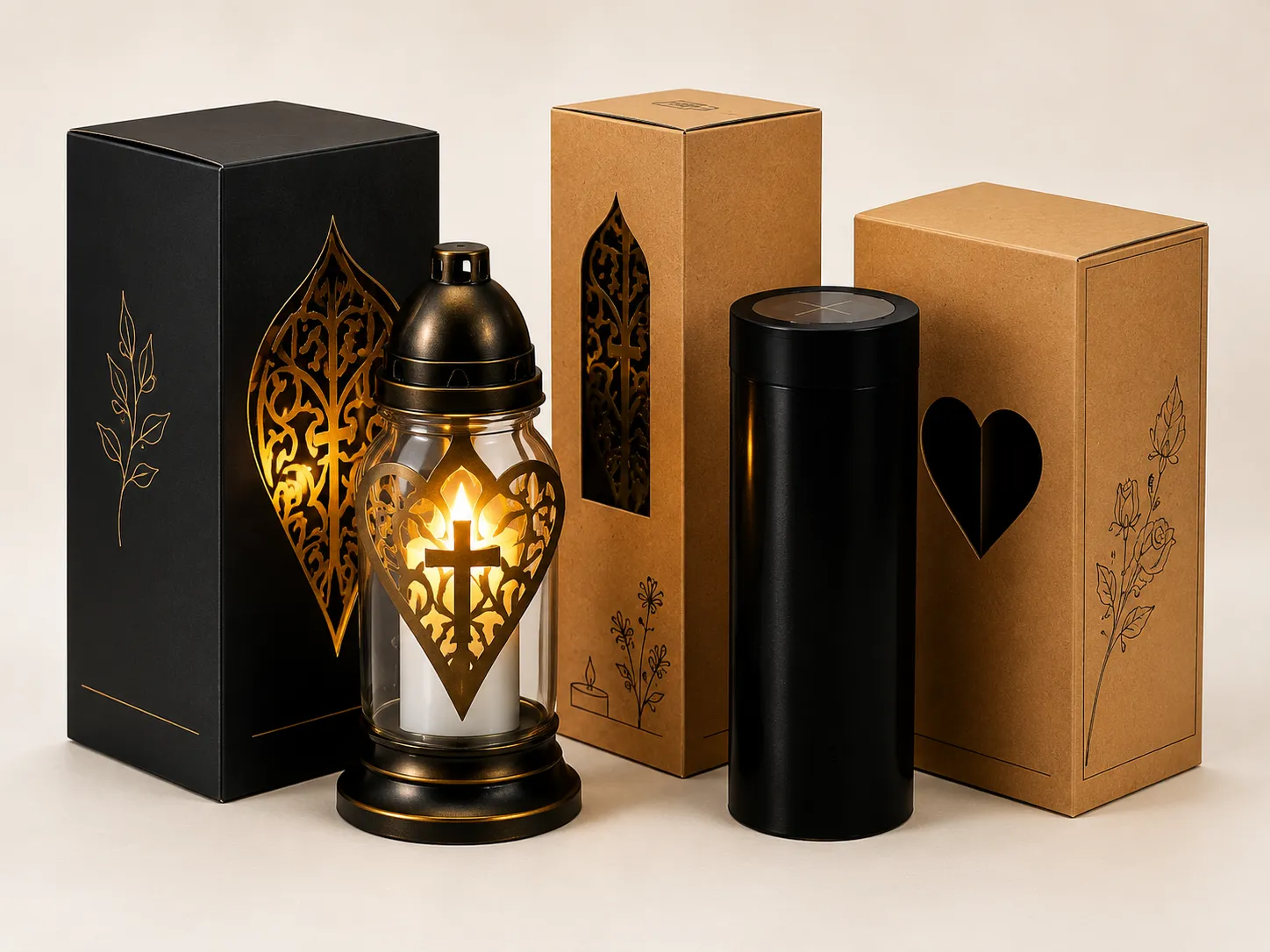 Ambalaj private label pentru candele solare si proiecte OEM ODM