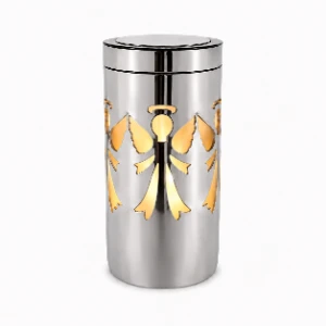 Candela solara cu efect LED cald