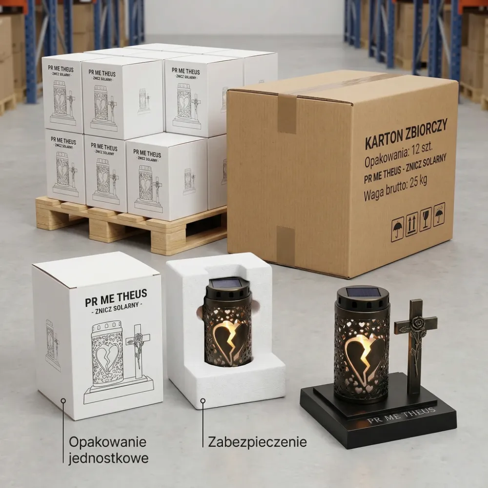 Ambalarea candelelor solare pentru transport en-gros