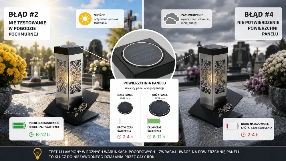 Test de candela solara in vreme insorita si innorata