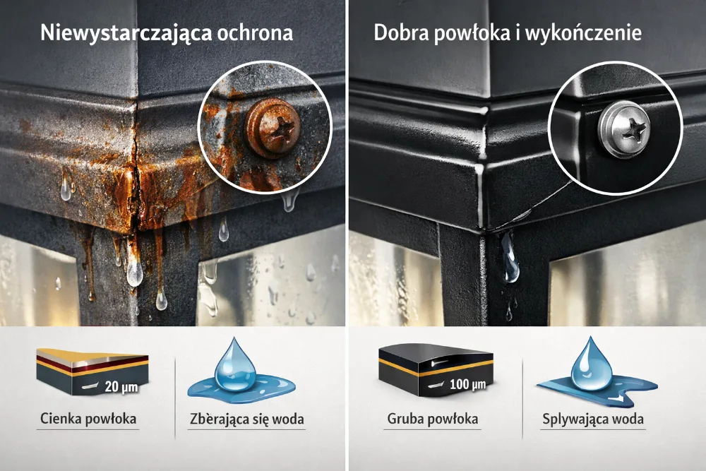 Puncte critice la carcasa metalică: muchii, îmbinări și protecția suprafeței
